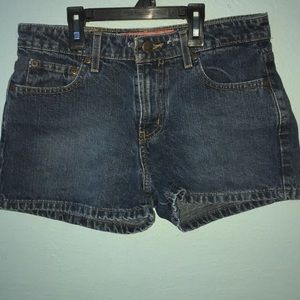old style jean shorts (worn)